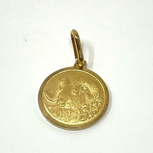 New Anthropologie Melanie Auld Gold Zodiac Pendant